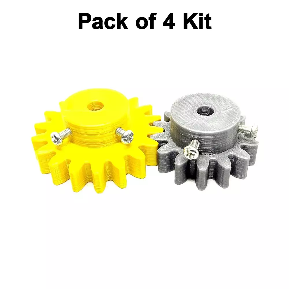 invento-3d-printed-spur-gear-plastic-14-teeth-40-mm-18-teeth-50-mm-25-module-grey-yellow-isc-1916-5b-5m-pack-of-4-kit