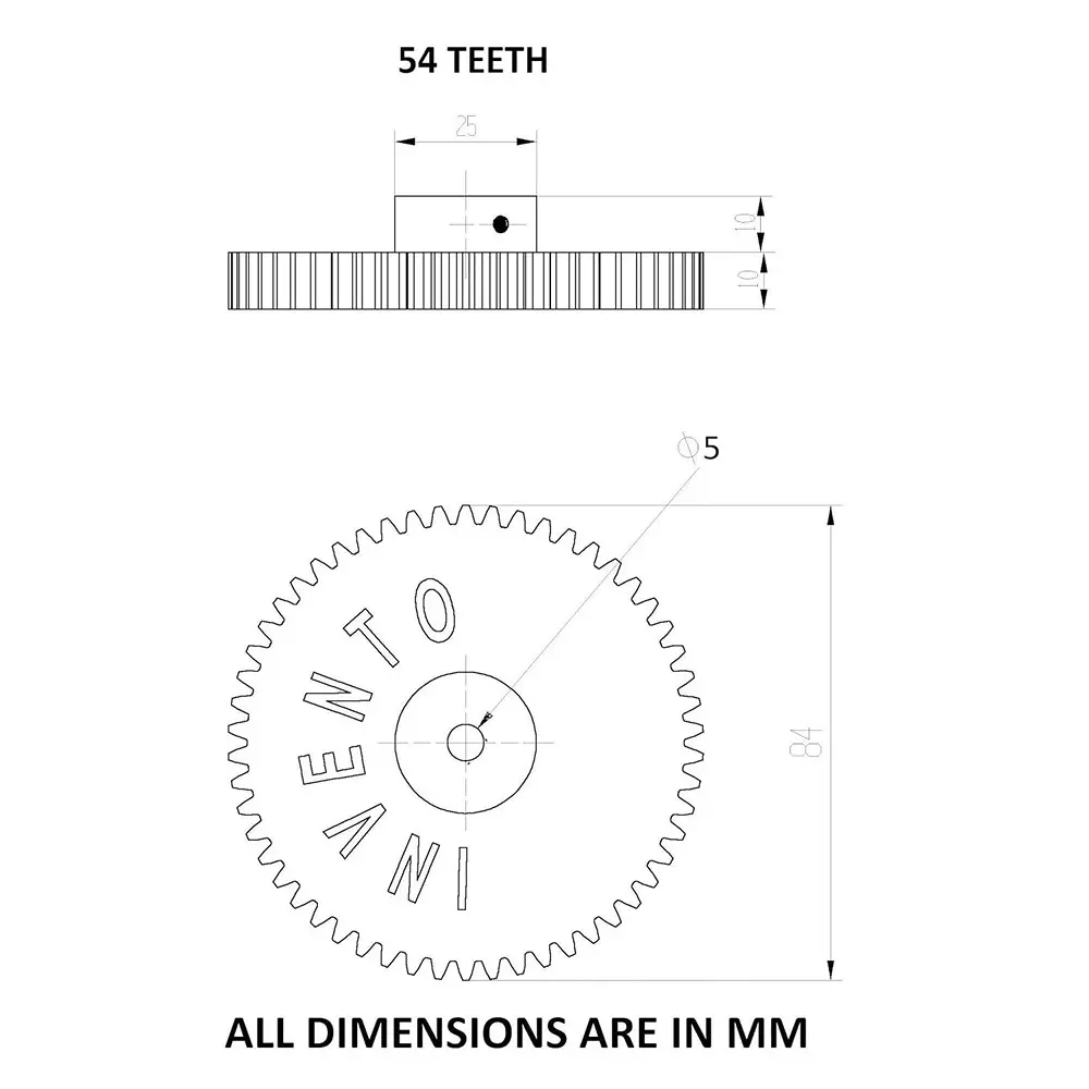invento-3d-printed-spur-gear-plastic-54-teeth-84-mm-outer-diameter-15-module-grey-isc-2045-c-pack-of-6-pcs