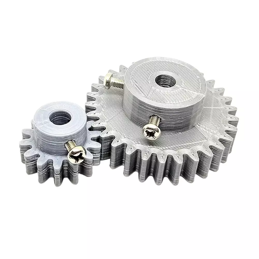 Invento 3D Printed Spur Gear Plastic 14/30 Straight Teeth & 24/48 mm Outer Diameter 1.5 Module, ISC 2046-3