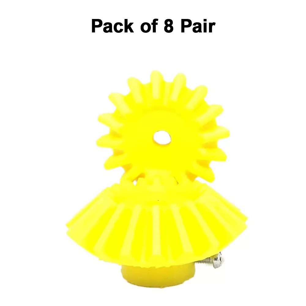 invento-3d-printed-bevel-gear-plastic-1620-teeth-4353-mm-outer-diameter-25-module-yellow-isc-524-a4-5m-pack-of-8-pair