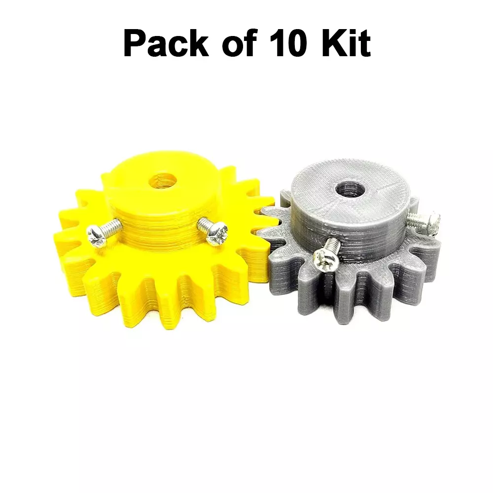 invento-3d-printed-spur-gear-plastic-14-teeth-40-mm-18-teeth-50-mm-25-module-grey-yellow-isc-1916-5e-pack-of-10-kit
