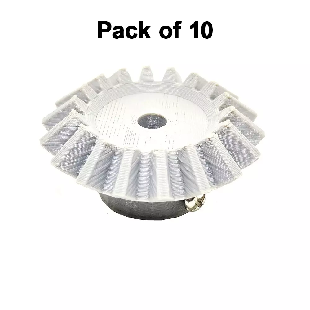 invento-3d-printed-bevel-gear-plastic-straight-18-teeth-48-mm-outer-diameter-25-module-grey-isc-2085-5-5m-pack-of-10-pcs