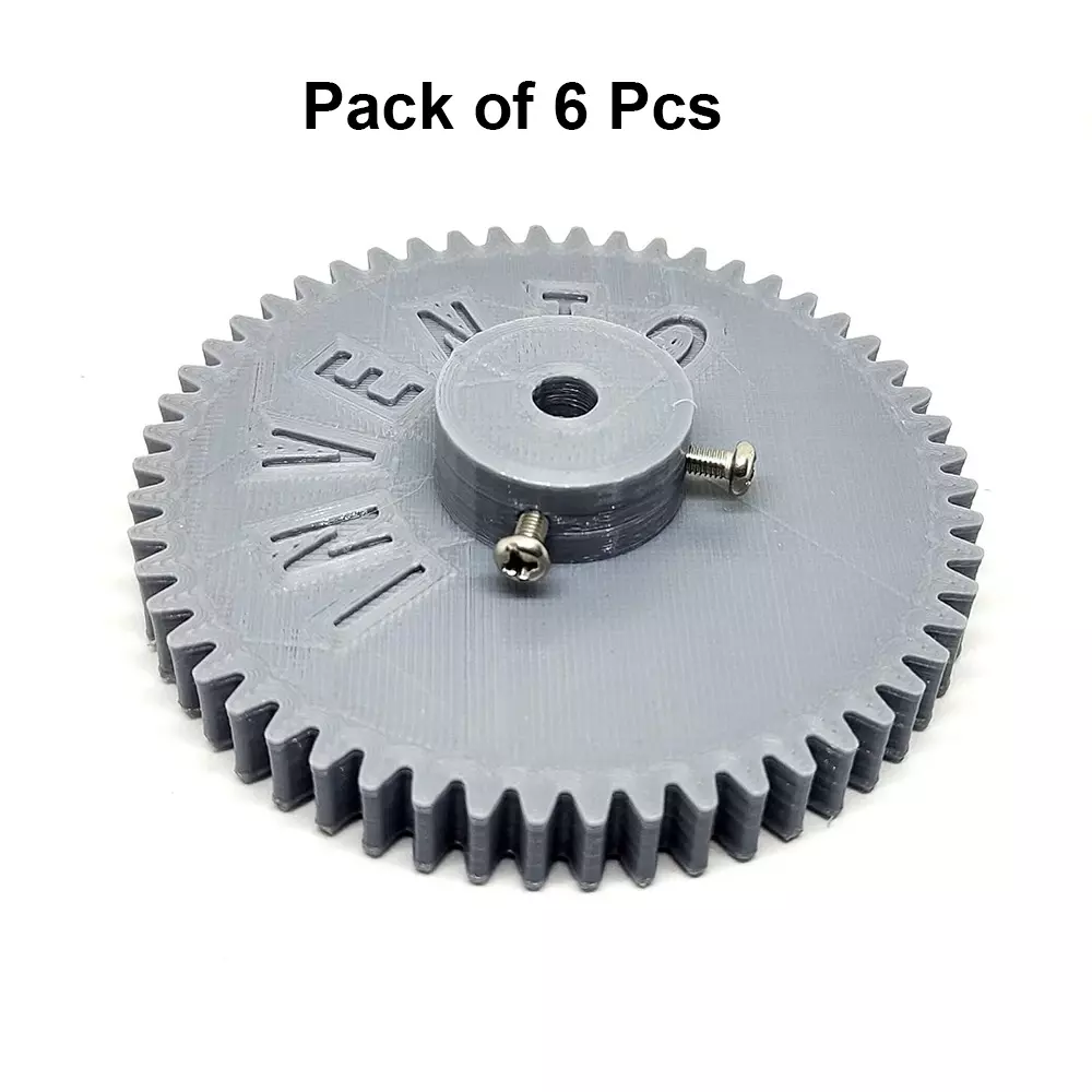 invento-3d-printed-spur-gear-plastic-54-teeth-84-mm-outer-diameter-15-module-grey-isc-2045-2c-pack-of-6-pcs