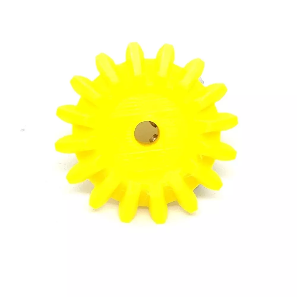 invento-3d-printed-bevel-gear-plastic-16-teeth-43-mm-outer-diameter-25-module-yellow-isc-525-4-pack-of-8-pcs