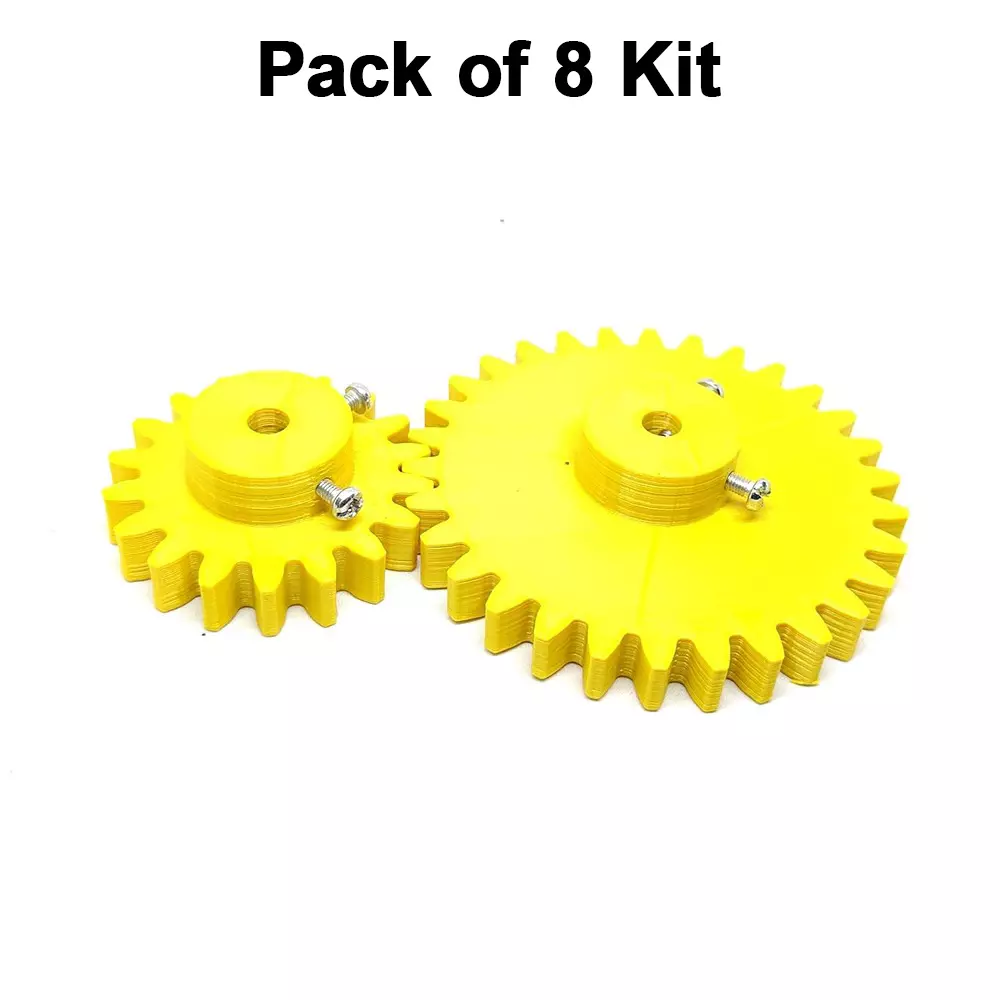 invento-3d-printed-spur-gear-plastic-18-teeth-50-mm-30-teeth-80-mm-25-module-yellow-isc-1916-11d-5m-pack-of-8-kit