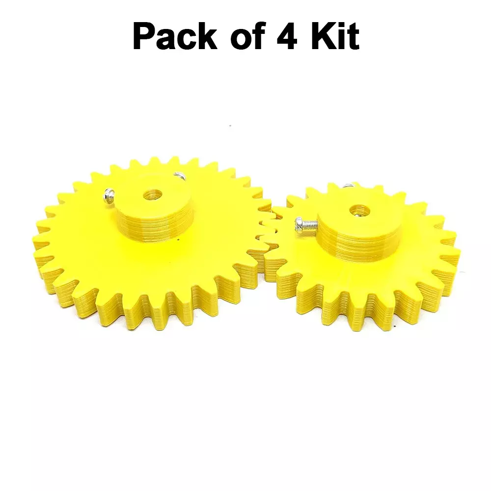 invento-3d-printed-spur-gear-plastic-22-teeth-60-mm-30-teeth-80-mm-25-module-yellow-isc-1916-13b-5m-pack-of-4-kit