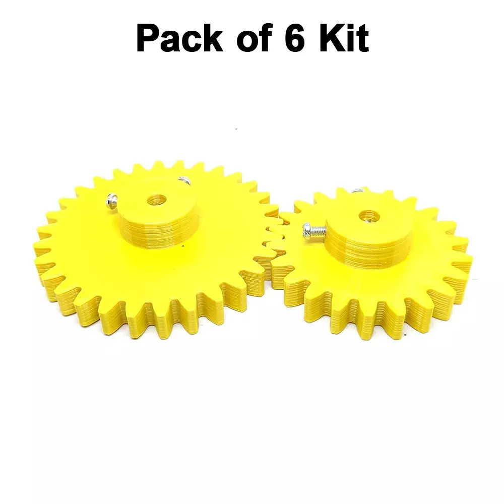 invento-3d-printed-spur-gear-plastic-22-teeth-60-mm-30-teeth-80-mm-25-module-yellow-isc-1916-13c-pack-of-6-kit