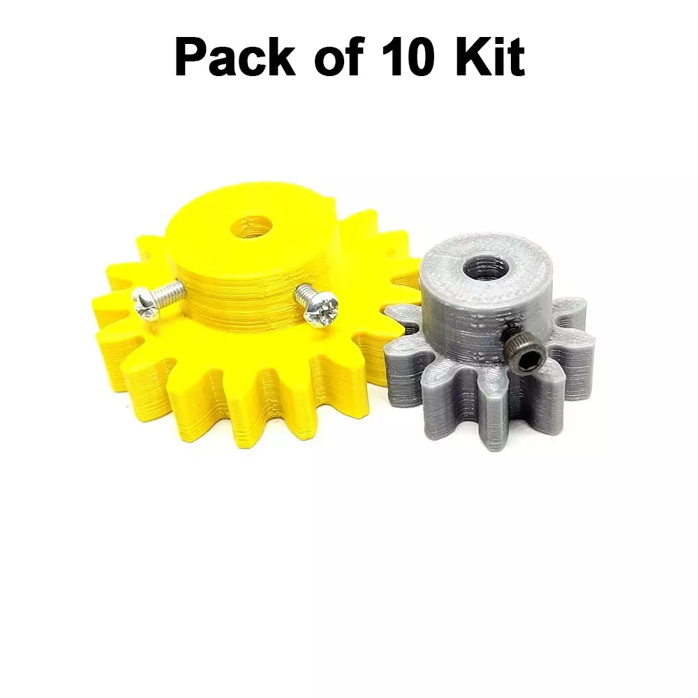 invento-3d-printed-spur-gear-plastic-10-teeth-30-mm-18-teeth-50-mm-25-module-grey-yellow-isc-1916-1e-pack-of-10-kit