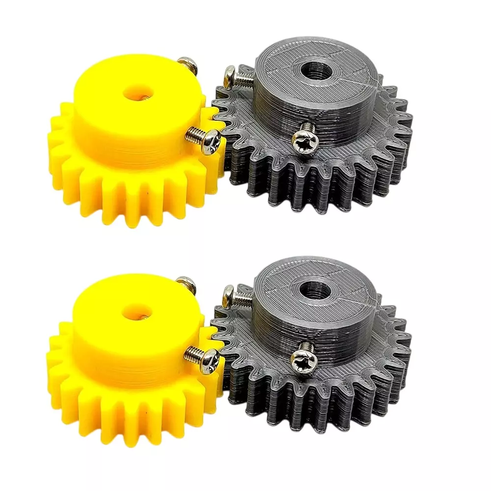 Invento 3D Printed Spur Gear Plastic 22/26 Straight Teeth & 36/42 mm Outer Diameter 1.5 Module, ISC 2047-A10 (Pack of 2 Kit)