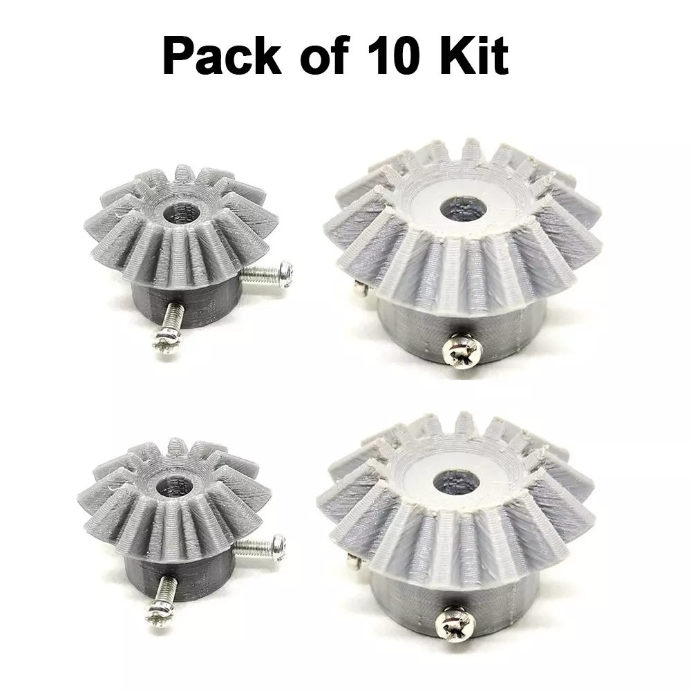 invento-3d-printed-bevel-gear-plastic-straight-1214-teeth-3338-mm-outer-diameter-25-module-grey-isc-1915-5e-8m-pack-of-10-kit