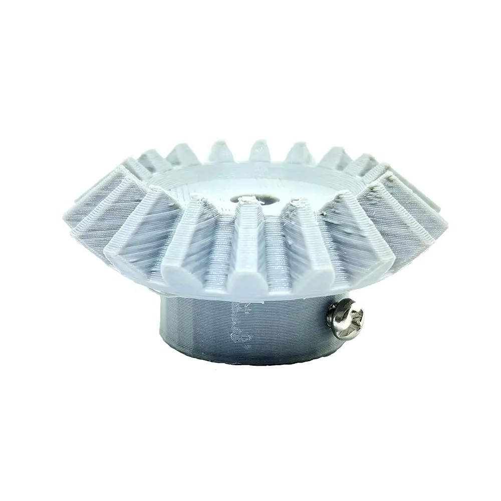 invento-3d-printed-bevel-gear-plastic-straight-1218-teeth-3348-mm-outer-diameter-25-module-grey-silver-isc-1915-6c-5m-pack-of-6-kit