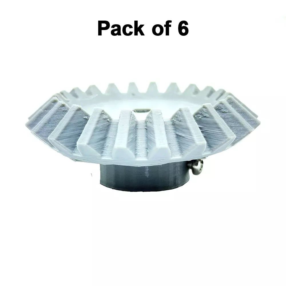 invento-3d-printed-bevel-gear-plastic-straight-22-teeth-58-mm-outer-diameter-25-module-grey-isc-2086-3-pack-of-6-pcs