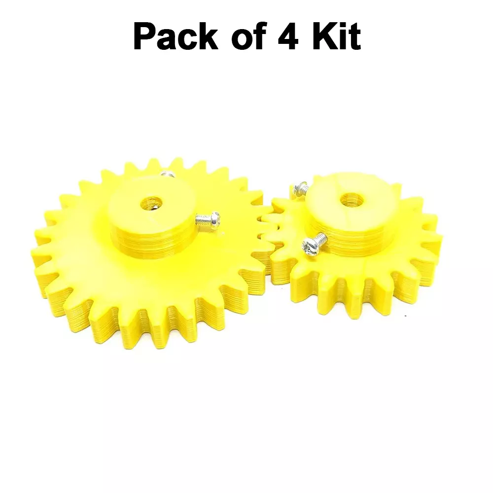 invento-3d-printed-spur-gear-plastic-18-teeth-50-mm-26-teeth-70-mm-25-module-yellow-isc-1916-10b-8m-pack-of-4-kit