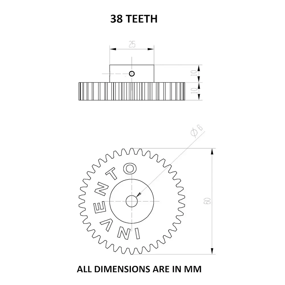 invento-3d-printed-spur-gear-plastic-38-teeth-15-module-60-mm-outer-diameter-6-mm-compatible-shaft-size-isc-2041-c-pack-of-6-pcs