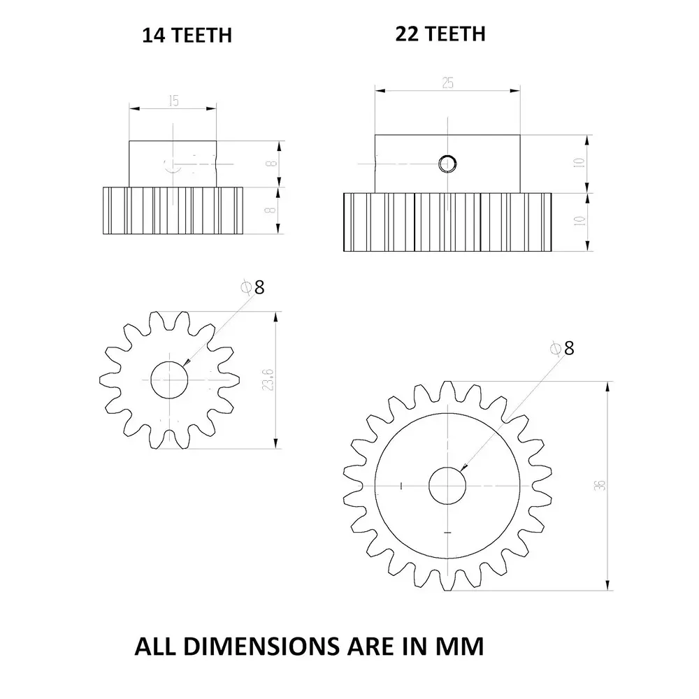 invento-3d-printed-spur-gear-plastic-1422-straight-teeth-2436-mm-outer-diameter-15-module-isc-2047-b1-pack-of-4-kit