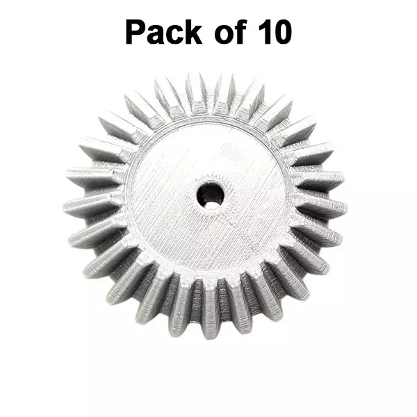 invento-3d-printed-bevel-gear-plastic-straight-25-teeth-66-mm-outer-diameter-25-module-grey-isc-1900-x5-pack-of-10-pcs