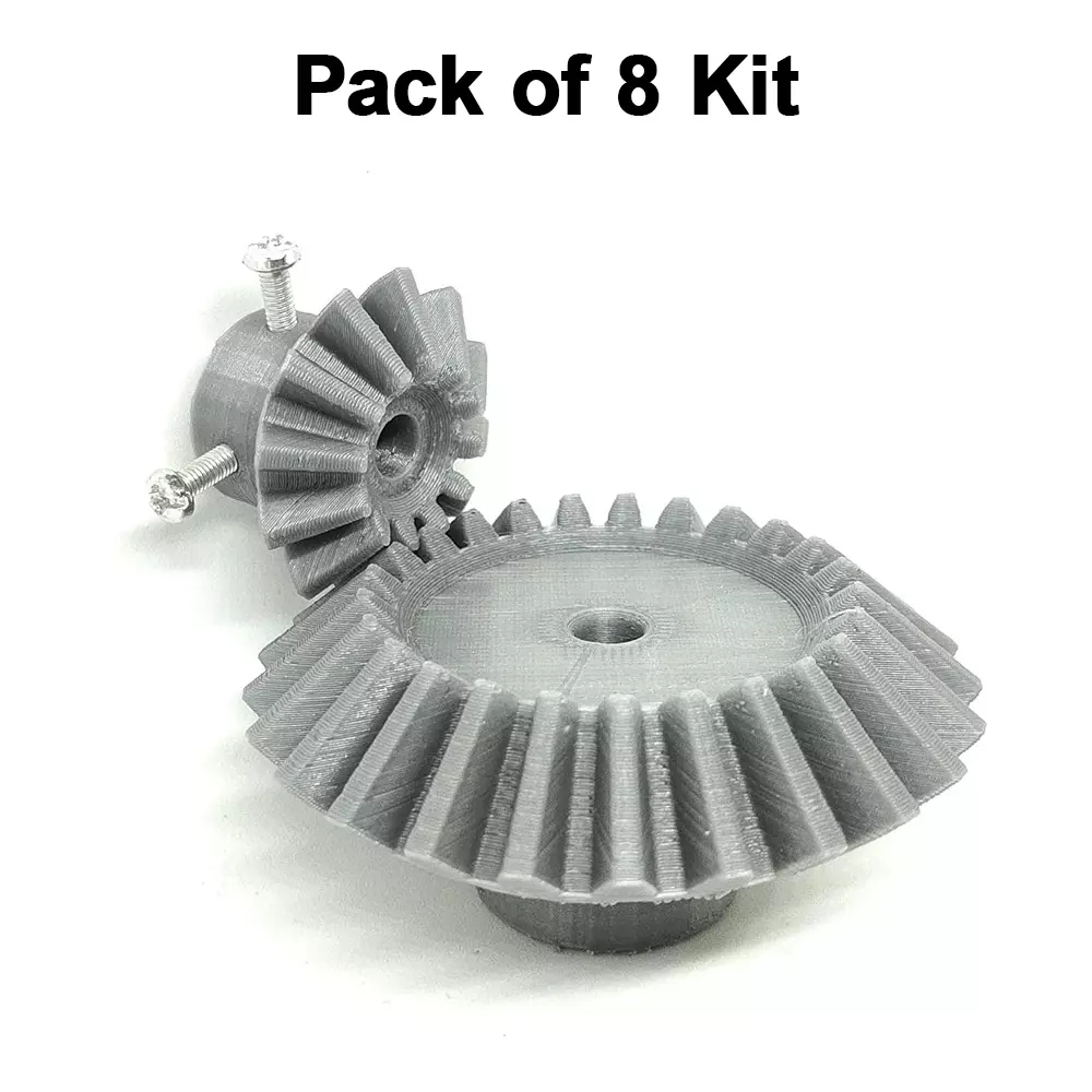 invento-3d-printed-bevel-gear-plastic-straight-1225-teeth-3366-mm-outer-diameter-25-module-grey-isc-1915-2d-5m-pack-of-8-kit