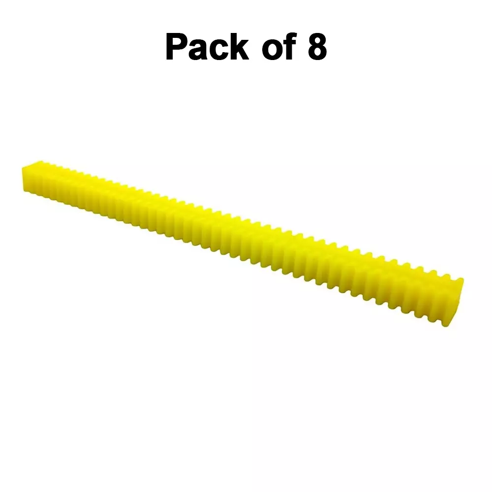 invento-double-sided-linear-rack-gear-strip-plastic-45-teeth-145-mm-6-inch-length-16-mm-width-yellow-isc-192-x4-pack-of-8-pcs