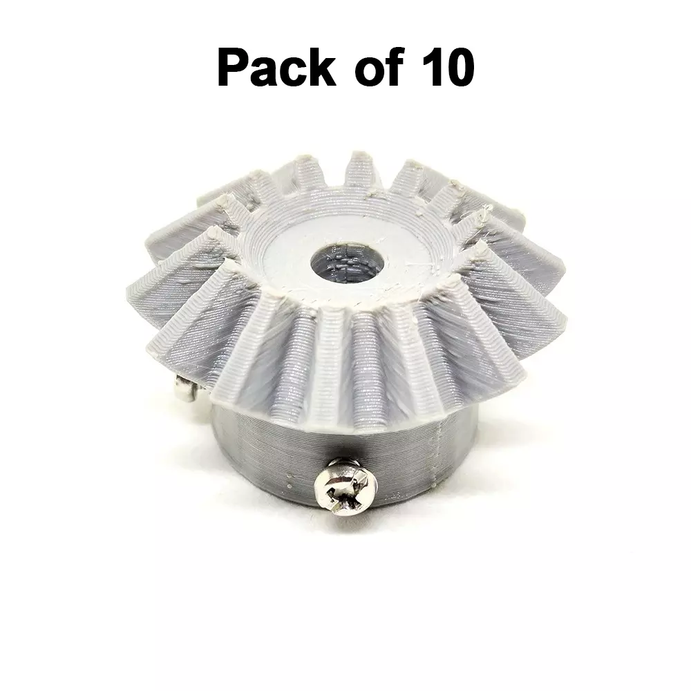 invento-3d-printed-bevel-gear-plastic-straight-14-teeth-38-mm-outer-diameter-25-module-grey-isc-2084-5-5m-pack-of-10-pcs