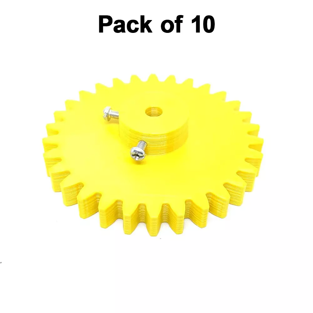 invento-3d-printed-spur-gear-plastic-30-teeth-80-mm-outer-diameter-25-module-yellow-isc-1914-a5-pack-of-10-pcs