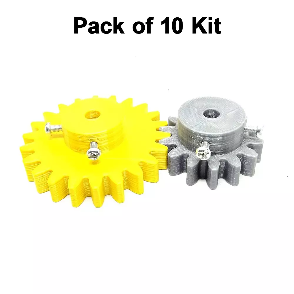invento-3d-printed-spur-gear-plastic-14-teeth-40-mm-22-teeth-60-mm-25-module-grey-yellow-isc-1916-6e-pack-of-10-kit