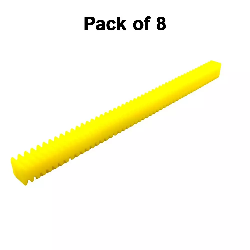 invento-double-sided-linear-rack-gear-strip-plastic-50-teeth-230-mm-9-inch-length-16-mm-width-yellow-isc-175-x4-pack-of-8-pcs