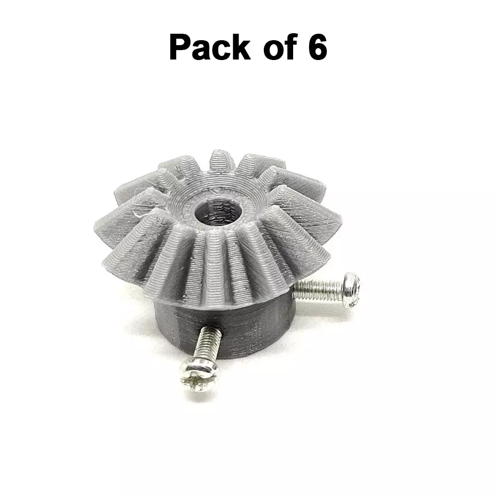 invento-3d-printed-bevel-gear-plastic-straight-12-teeth-33-mm-outer-diameter-25-module-grey-isc-1899-3-pack-of-6-pcs