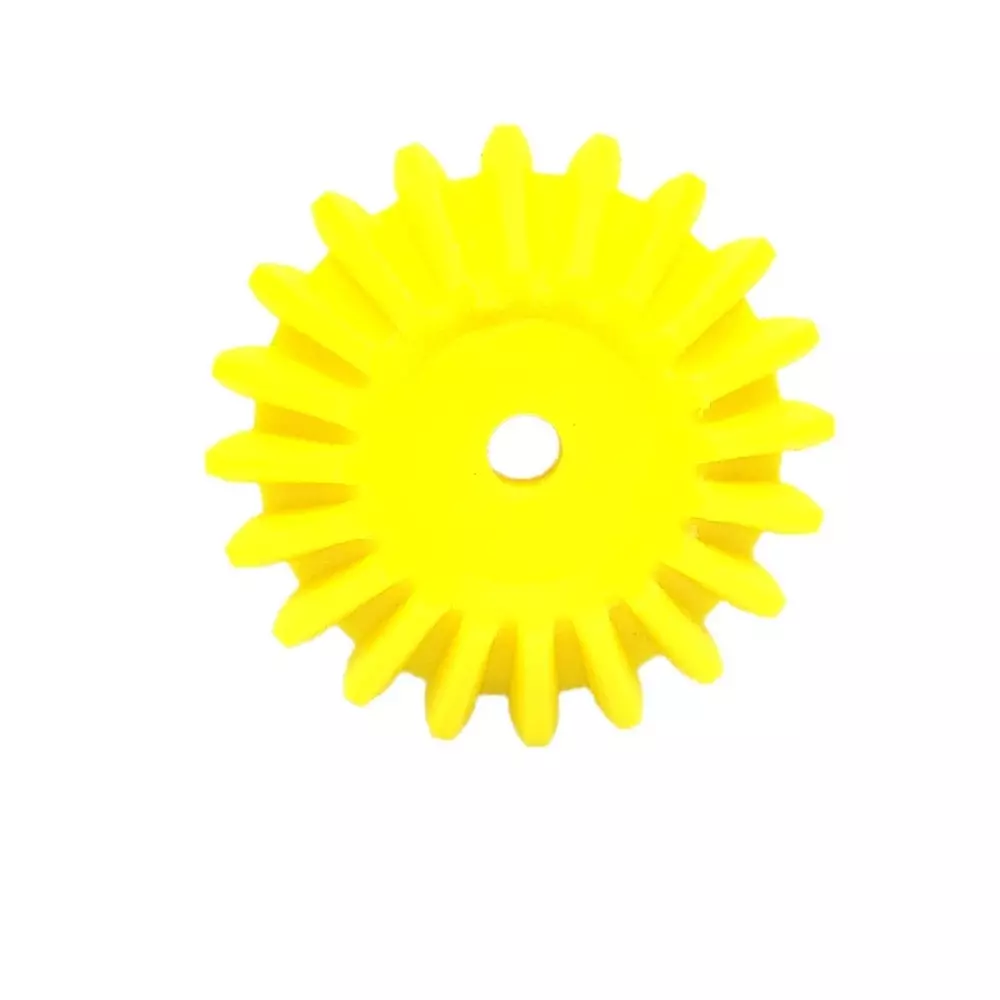 invento-3d-printed-bevel-gear-plastic-20-teeth-53-mm-outer-diameter-25-module-yellow-isc-524-y2-pack-of-4-pcs