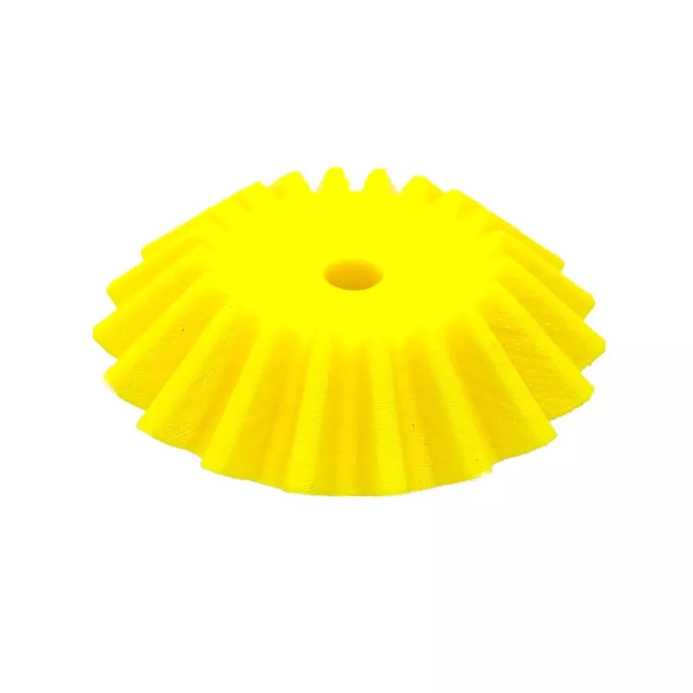 invento-3d-printed-bevel-gear-plastic-20-teeth-53-mm-outer-diameter-25-module-yellow-isc-524-y2-pack-of-4-pcs