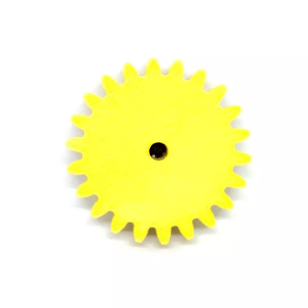 invento-3d-printed-spur-gear-plastic-22-teeth-60-mm-outer-diameter-25-module-yellow-isc-1912-a5-pack-of-10-pcs