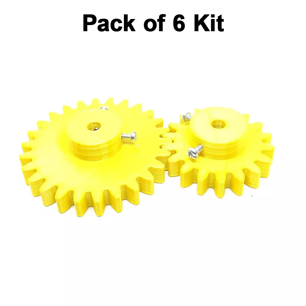 invento-3d-printed-spur-gear-plastic-18-teeth-50-mm-26-teeth-70-mm-25-module-yellow-isc-1916-10c-8m-pack-of-6-kit