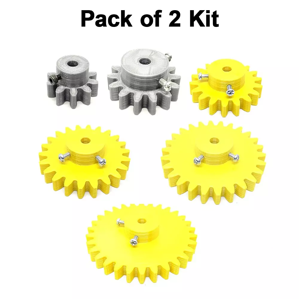 invento-3d-printed-spur-gear-plastic-30-mm-10t40-mm-14t50-mm-18t60-mm-22t70-mm-26t80-mm-30t-25-module-grey-yellow-isc-1916-15a-8m-pack-of-2-kit