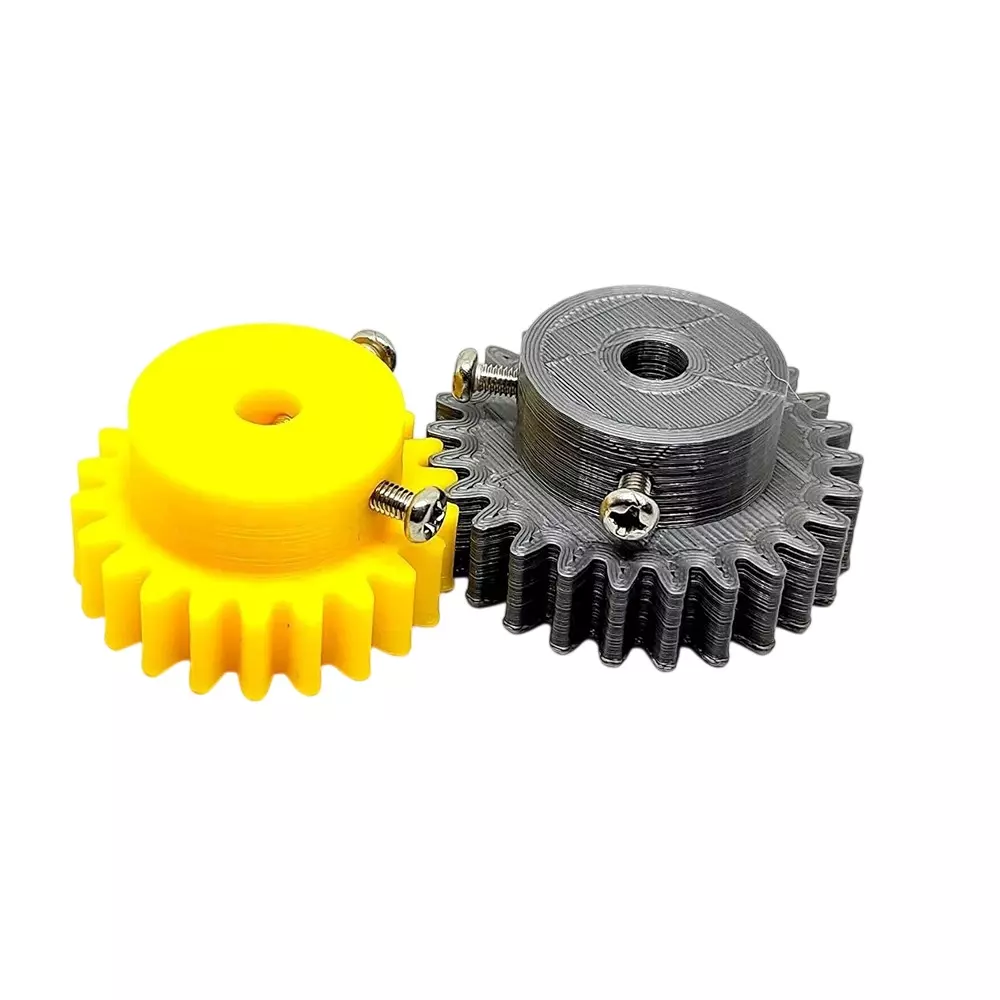 Invento 3D Printed Spur Gear Plastic 22/26 Straight Teeth & 36/42 mm Outer Diameter 1.5 Module, ISC 2046-C10 (Pack of 5 Kit)