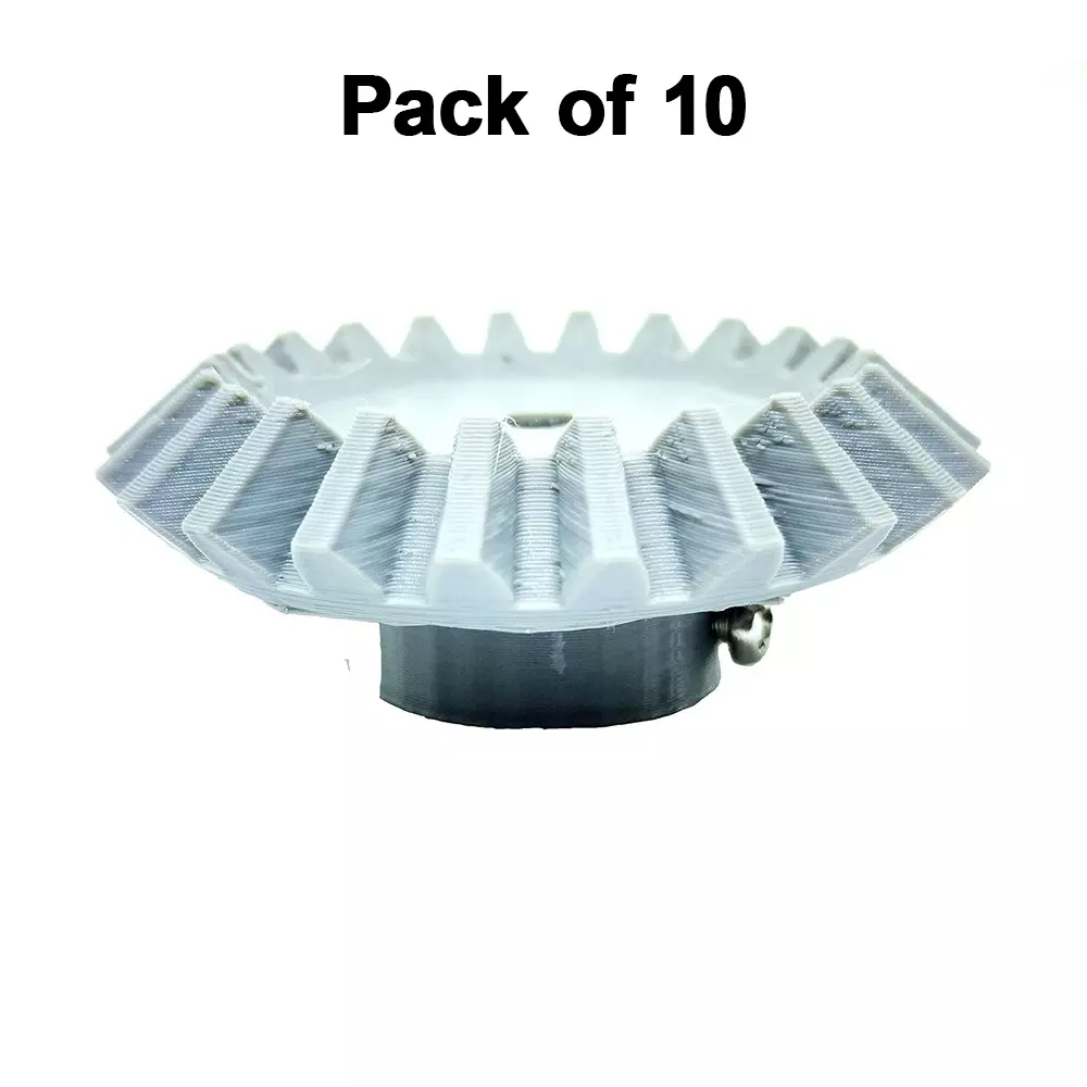 invento-3d-printed-bevel-gear-plastic-straight-22-teeth-58-mm-outer-diameter-25-module-grey-isc-2086-5-pack-of-10-pcs