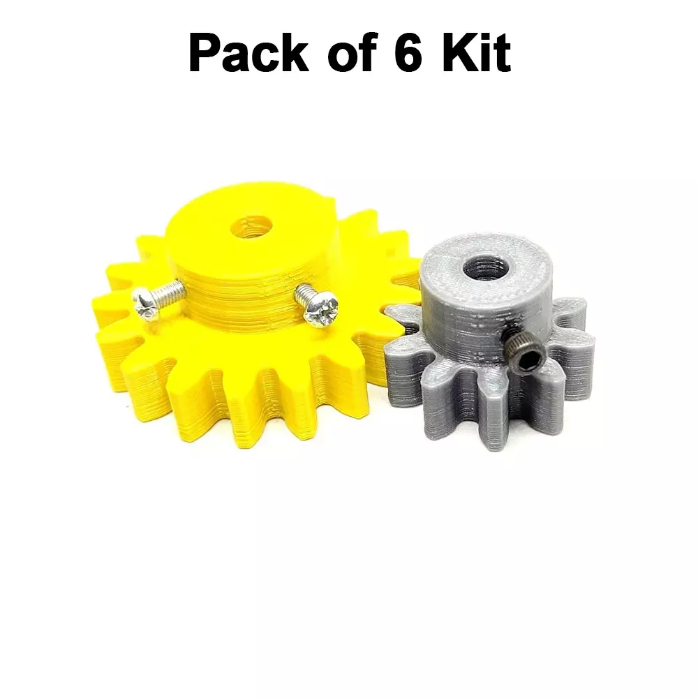 invento-3d-printed-spur-gear-plastic-10-teeth-30-mm-18-teeth-50-mm-25-module-grey-yellow-isc-1916-1c-5m-pack-of-6-kit
