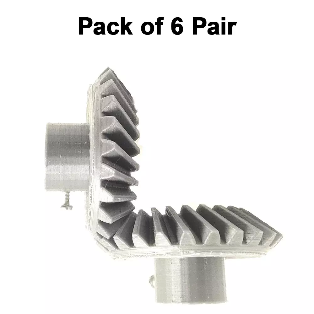 invento-3d-printed-bevel-gear-plastic-helical-25-teeth-66-mm-outer-diameter-25-module-grey-isc-1904-x3-pack-of-6-pair