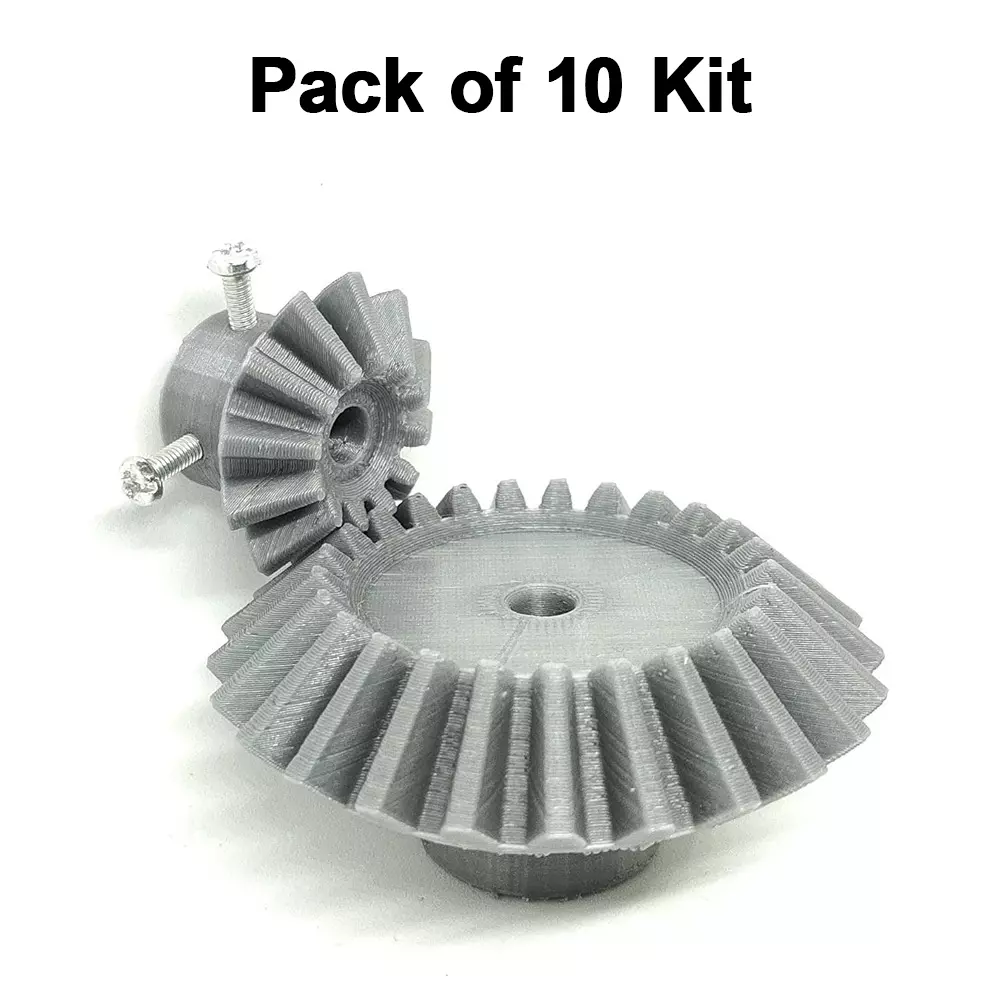 invento-3d-printed-bevel-gear-plastic-straight-1225-teeth-3366-mm-outer-diameter-25-module-grey-isc-1915-2e-8m-pack-of-10-kit