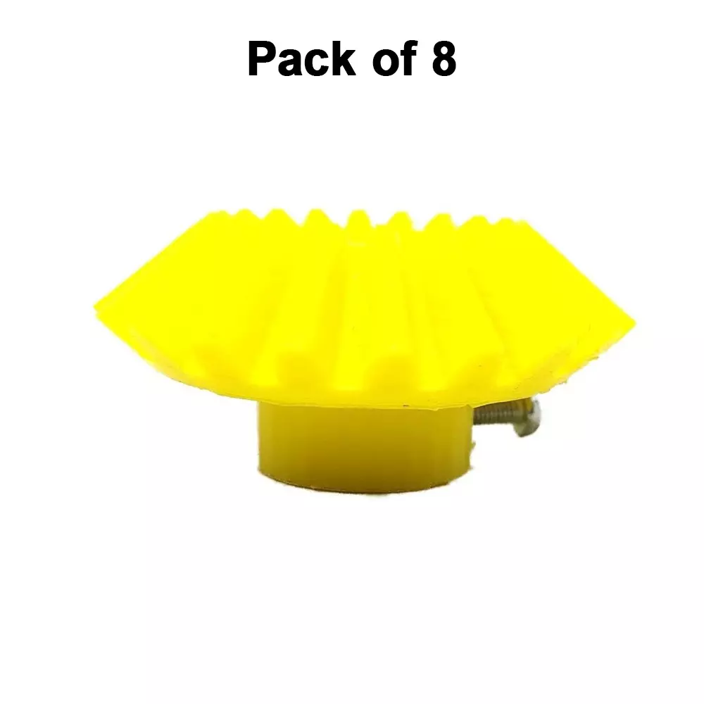 invento-3d-printed-bevel-gear-plastic-straight-20-teeth-53-mm-outer-diameter-25-module-yellow-isc-524-4-pack-of-8-pcs