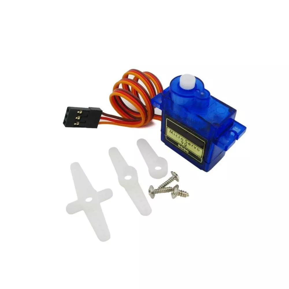 Invento SG90S Mini Micro Servo Motor 3-7.2 V Operating Voltage 1 Kg/cm Stall Torque 22x11.5x22.5 mm, ISC 134-1