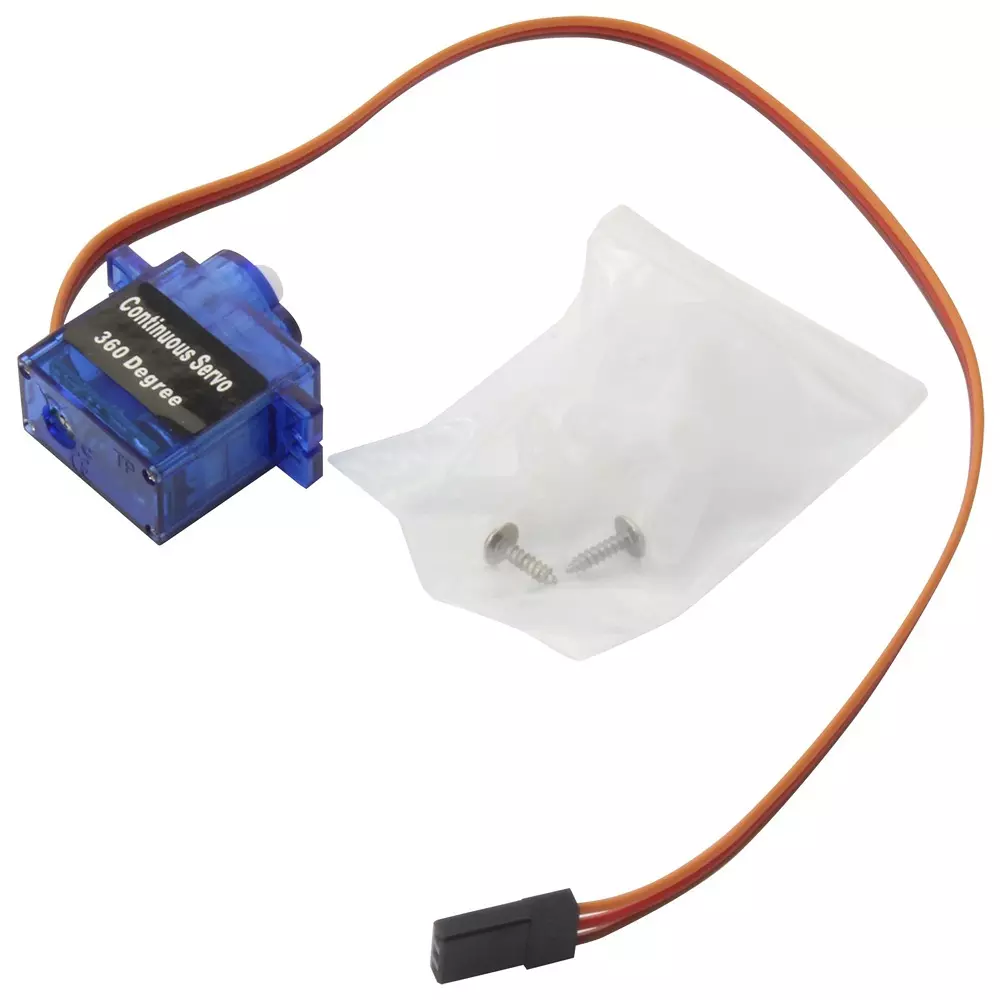 MULTICOMP PRO Servo Motor Continuous Rotation Type 18.09in-oz Torque Max 6 V Voltage Rating, MP-708-0002