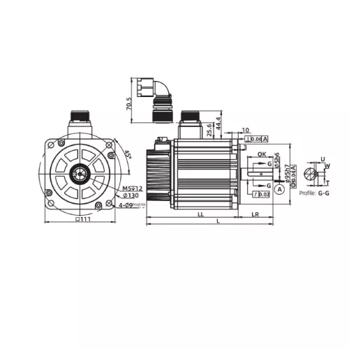 veichi-v7e-series-servo-motor-15-kw-power-110-mm-flange-3000-rpm-v7e-m11a-1r530-d2