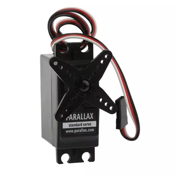 Parallax Inc 4-6 V 140 mA Servo Motor 27 Ncm MaxOutput Torque, 900-00005