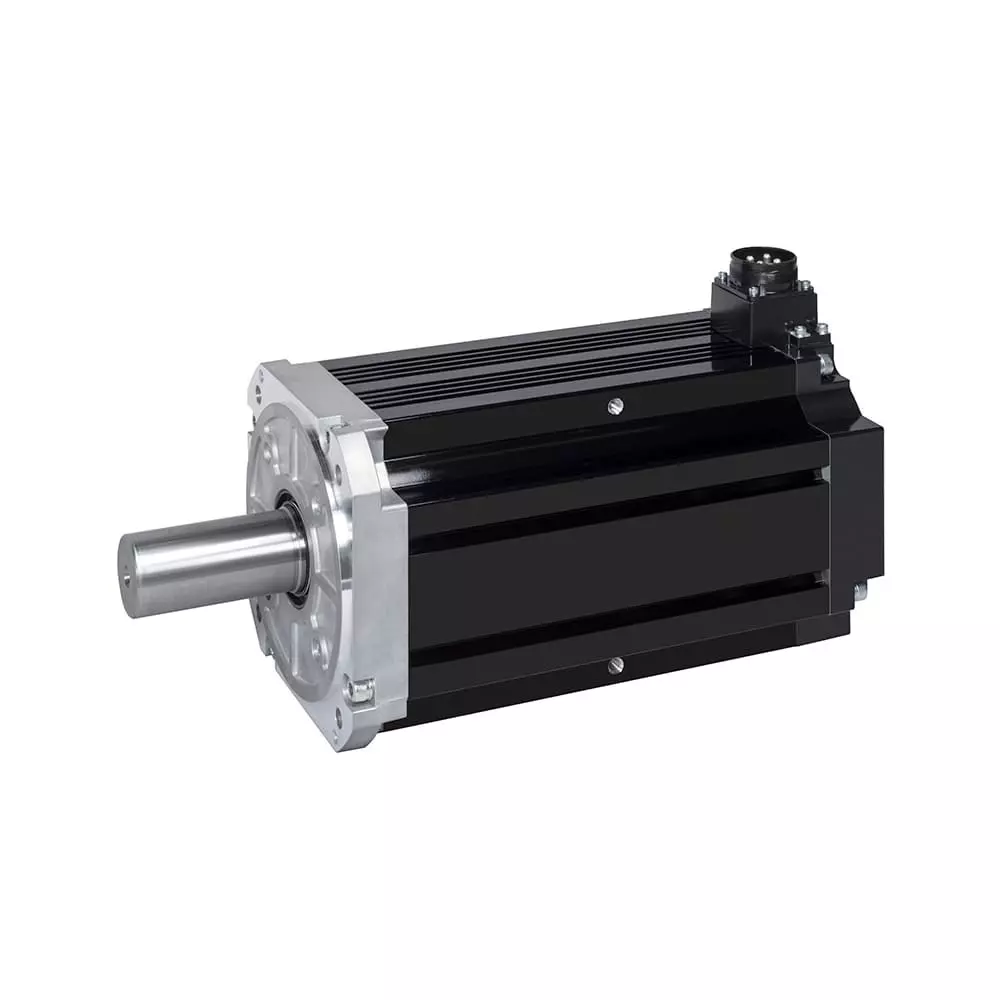 Mitsubishi Electric MELSERVO-JET - HK-KN Series 2.0 kW Servo Motor with Straight Shaft, 6.4 NM Torque and 3000 RPM Speed, HK-KN203