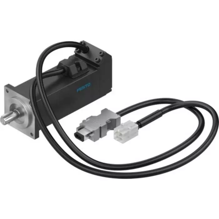Festo 300 V 100 W Servo Motor, 6000 RPM, 0.96 Nm Max Output Torque, EMMB-AS-40-01-K-S30S