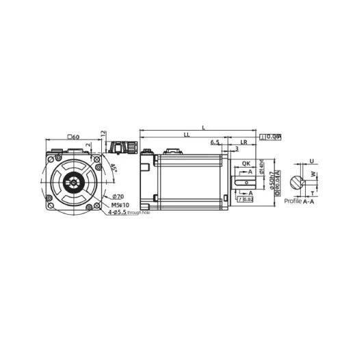 veichi-v7e-series-servo-motor-400-w-power-60-mm-flange-3000-rpm-v7e-l06a-r4030-d2