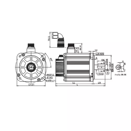 veichi-v7e-series-servo-motor-2-kw-power-130-mm-flange-2000-rpm-v7e-m13a-2r020-q2