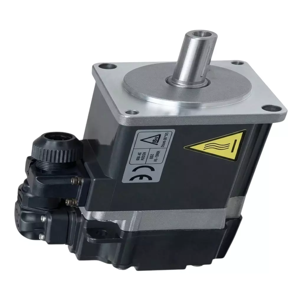 Mitsubishi Electric MELSERVO-JET - HK-KN Series 0.4 kW Servo Motor with Keyway Shaft, 1.3 Nm Torque and 3000-6700 RPM Speed, HK-KN43K