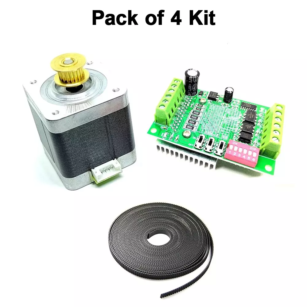 invento-nema-17-bipolar-stepper-motor-5-kg-cm-torque-with-inbuilt-20-teeth-gt2-pulley-tb6560-stepper-driver-8-m-gt2-belt-isc-004-a-g2-pack-of-4-kit