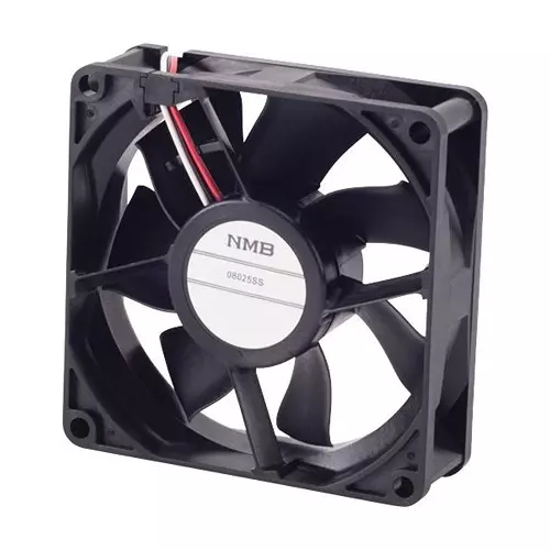NMB TECHNOLOGIES AXIAL FAN, 80MM, 24VDC, 54.74CFM, 39.5DB, 08025SS-24Q-AT-D0