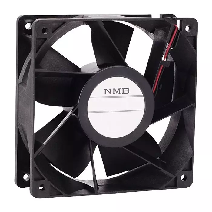 NMB TECHNOLOGIES DC FAN, 215.77CFM, 5700RPM, 12V, 2.25A, 12038VE-12Q-GT-00.